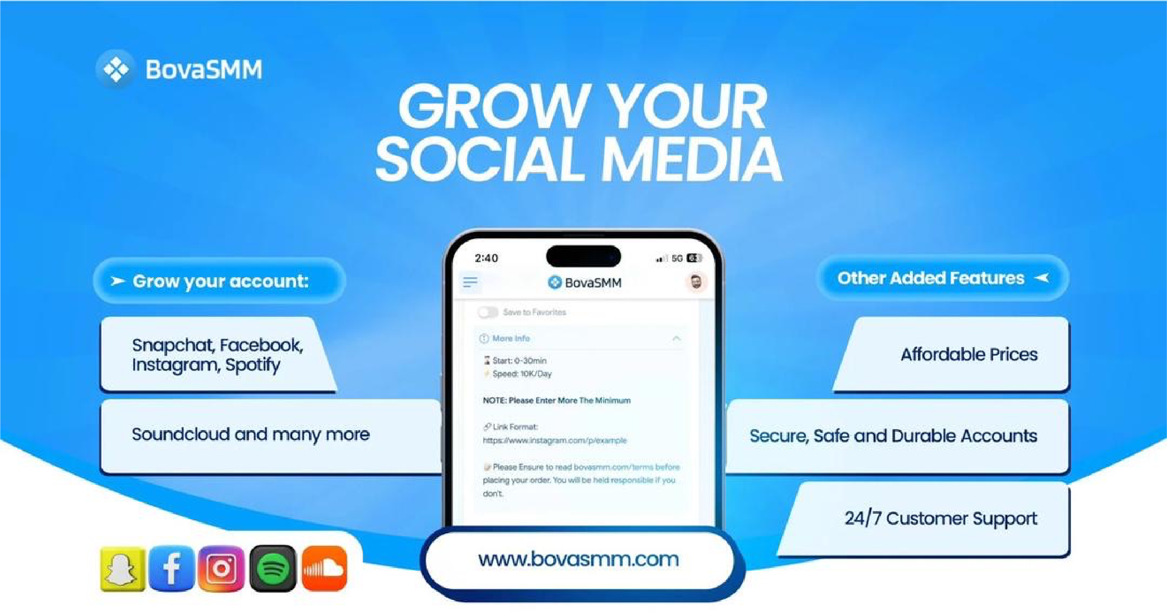 BovaSMM - Best SMM Panel Nigeria & Ghana | Followers & Likes